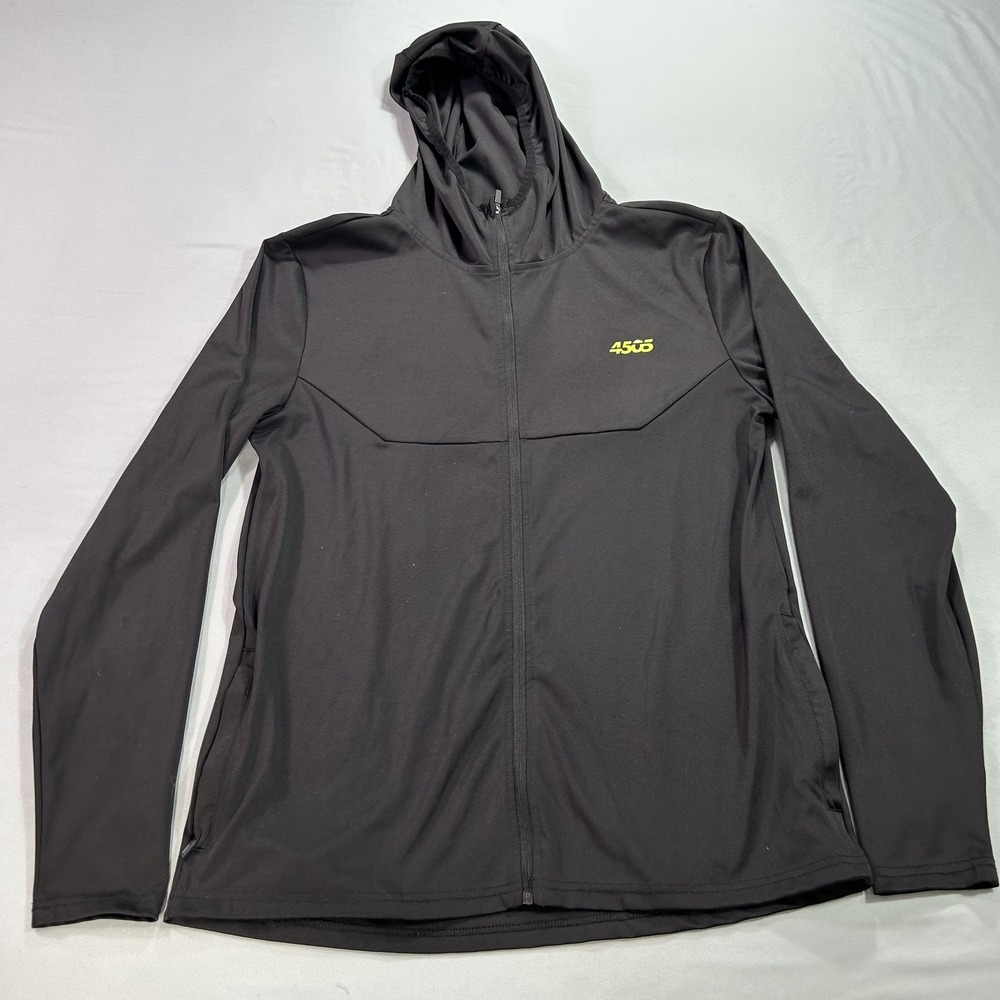 ASOS 4505 Hoodie‎ Jacket Mens Large Black Full Zip Stretch Activewear Pockets